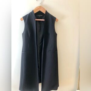 Willow & Thread Black Sleeveless Longline Vest